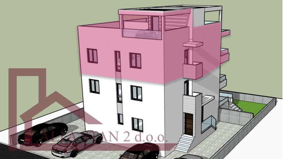 Apartment, 144 m2, For Sale, Okrug - Okrug Gornji