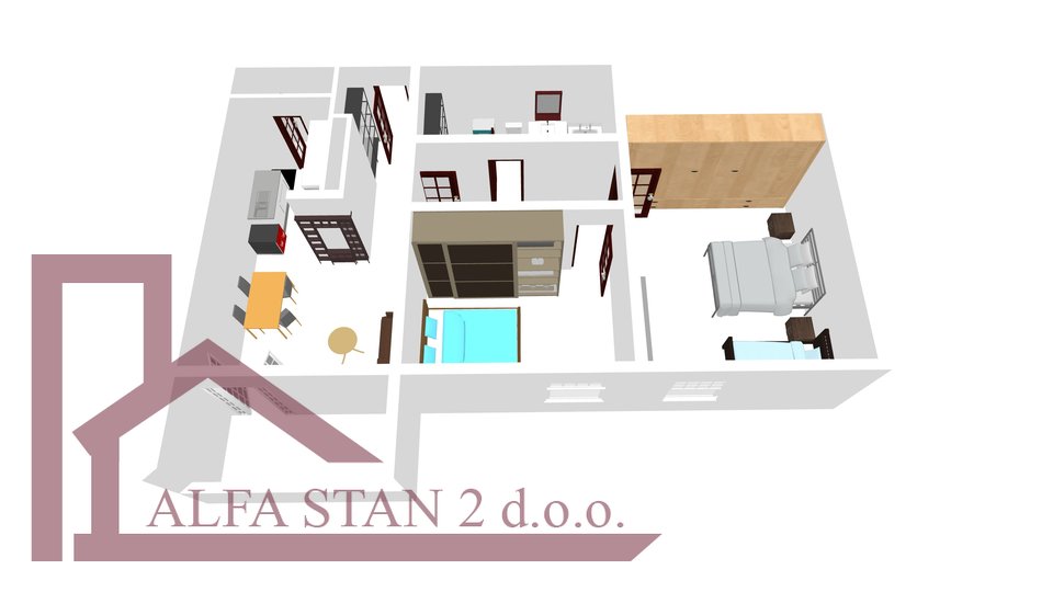 Apartment, 56 m2, For Sale, Split - Pujanke