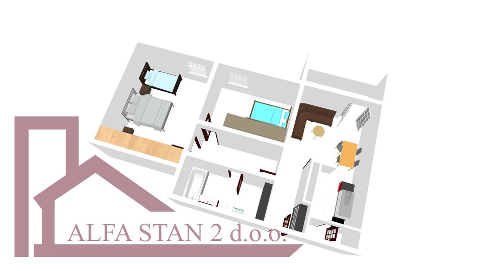 Appartamento, 56 m2, Vendita, Split - Pujanke