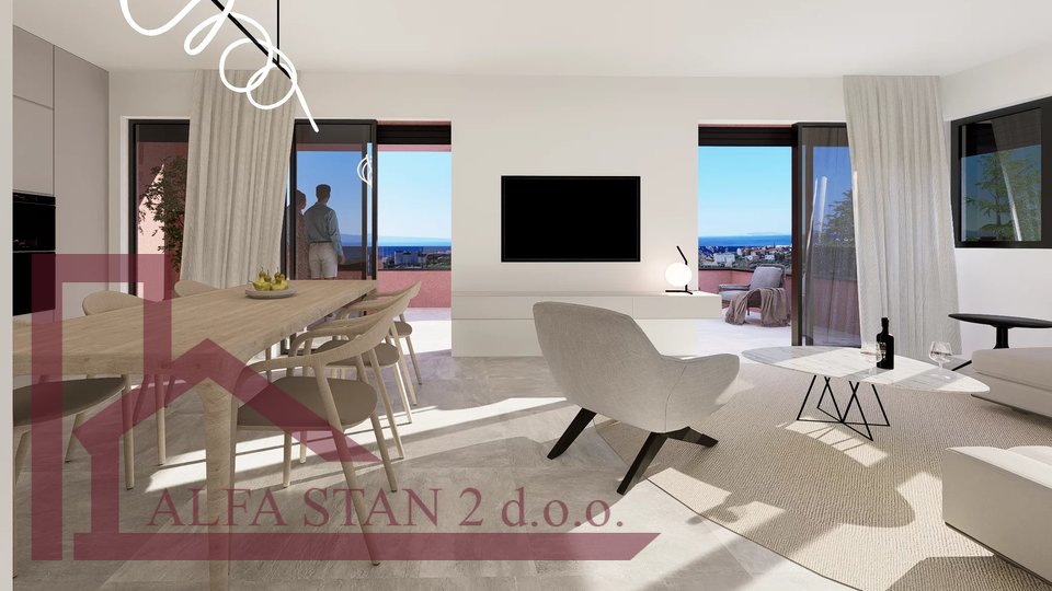 PODSTRANA - GROUND FLOOR APARTMENT WITH TWO BEDROOMS AND GARDEN