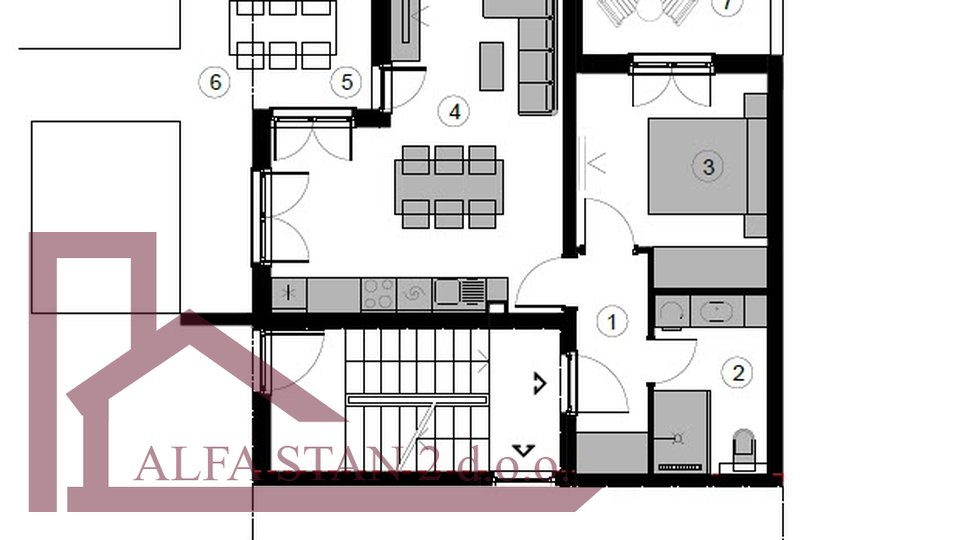 Wohnung, 84 m2, Verkauf, Podstrana