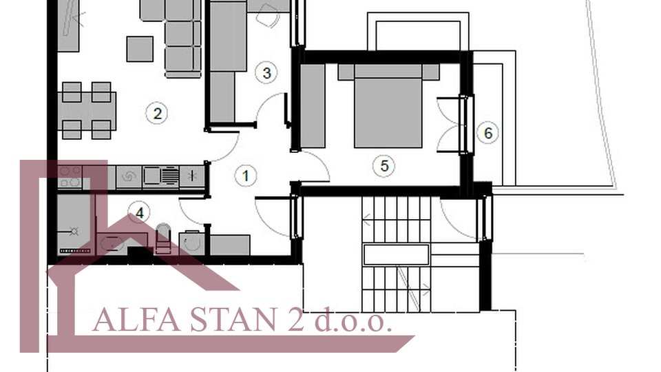 Appartamento, 74 m2, Vendita, Podstrana