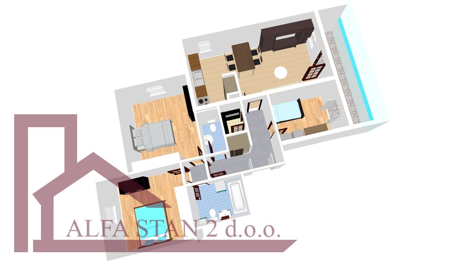 Appartamento, 81 m2, Vendita, Split - Pujanke