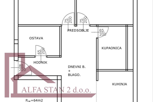 Apartment, 63 m2, For Sale, Split - Smrdečac