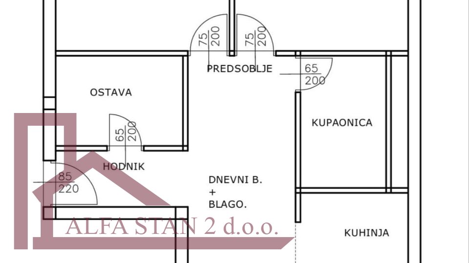 Wohnung, 63 m2, Verkauf, Split - Smrdečac