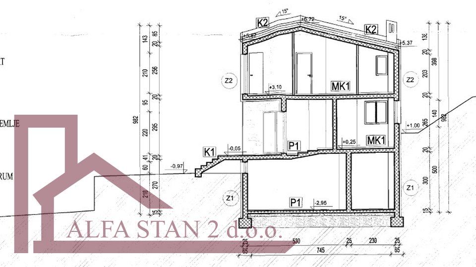 Land, 1068 m2, For Sale, Dugi Rat - Jesenice