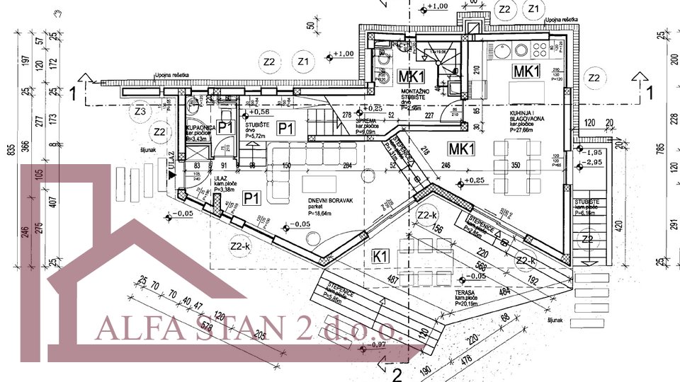 Land, 1068 m2, For Sale, Dugi Rat - Jesenice